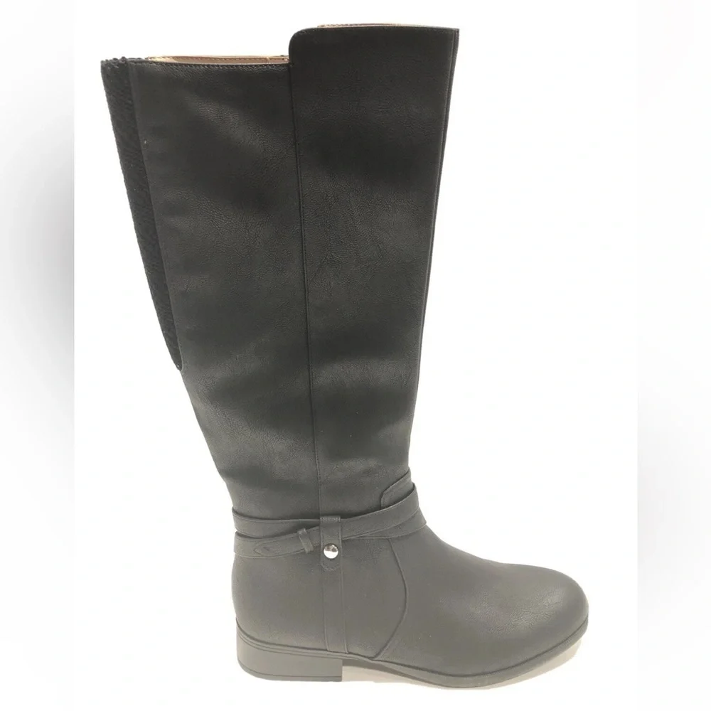 LifeStride Women’s Xtrovert Knee High Boots Black, Size 9.5 M
